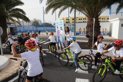 Imagen El Cabildo continúa formando en educación vial al alumnado de Primaria de los colegios de la isla