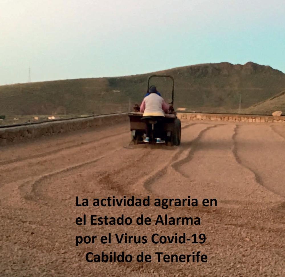 Imagen PUBLICACIÓN: La actividad agraria en el Estado de Alarma por el virus COVID-19