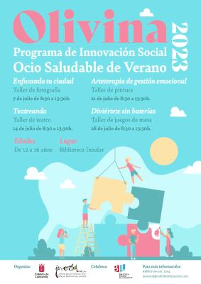 Imagen Lanzarote promociona entornos de ocio saludables entre adolescentes con el programa ‘Olivina’
