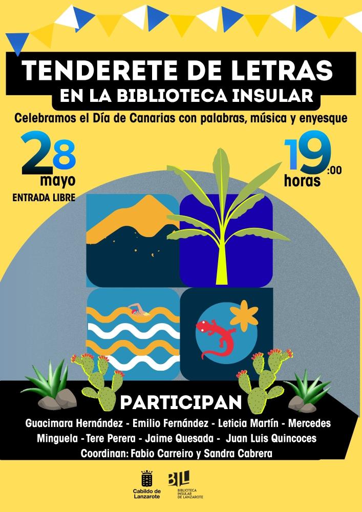 Imagen La Biblioteca Insular celebra el Día de Canarias con el encuentro cultural ‘Tenderete de Letras’