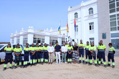 Imagen El Cabildo de Lanzarote y La Graciosa refuerza el Servicio Insular de Márgenes de Carreteras con la incorporación de nuevos vehículos