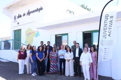 Imagen Lanzarote muestra a la Comisión Europea y al Ministerio de Trabajo los resultados de Juventud Activa II