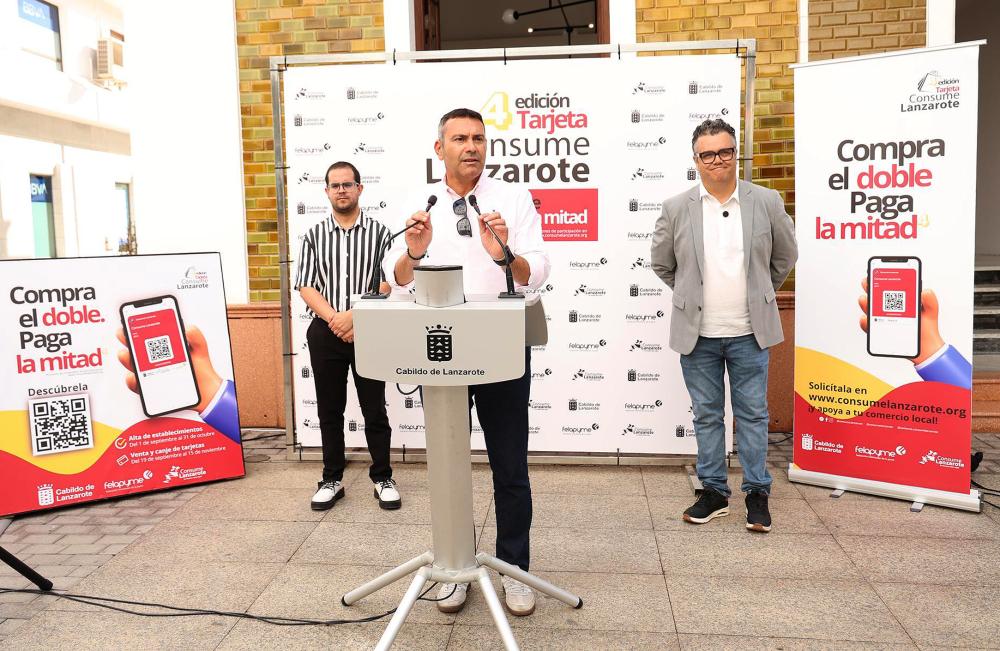 Imagen El Cabildo destina 500.000 euros a una nueva edición de los Bonos Consume Lanzarote