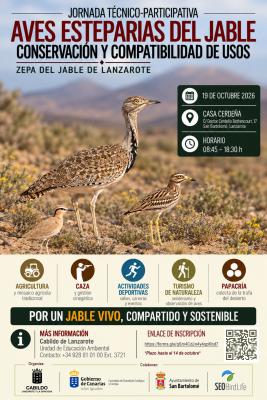 Imagen El Cabildo reúne a expertos y sectores del Jable para abordar la conservación de las aves esteparias