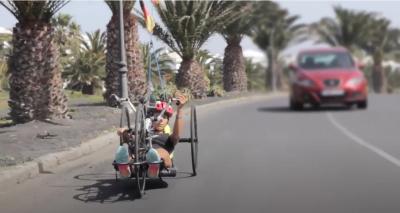 Imagen Campaña Seguridad Vial, Handbike