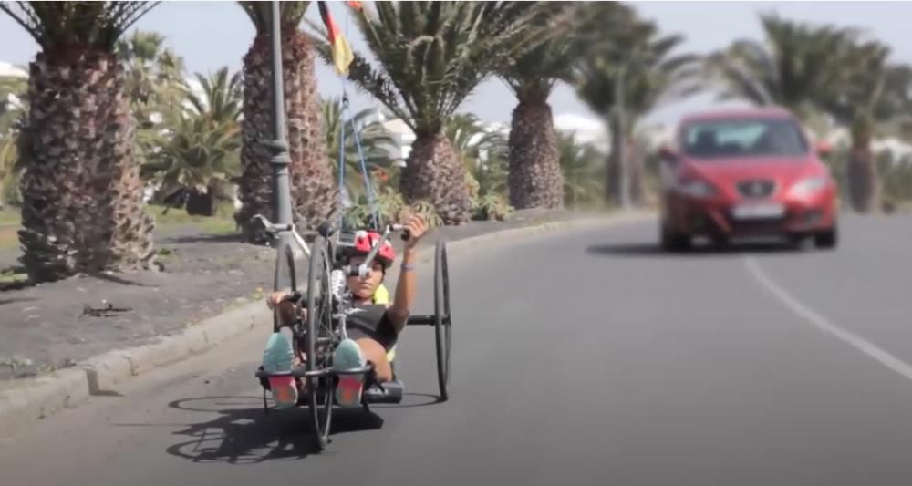 Imagen Campaña Seguridad Vial, Handbike