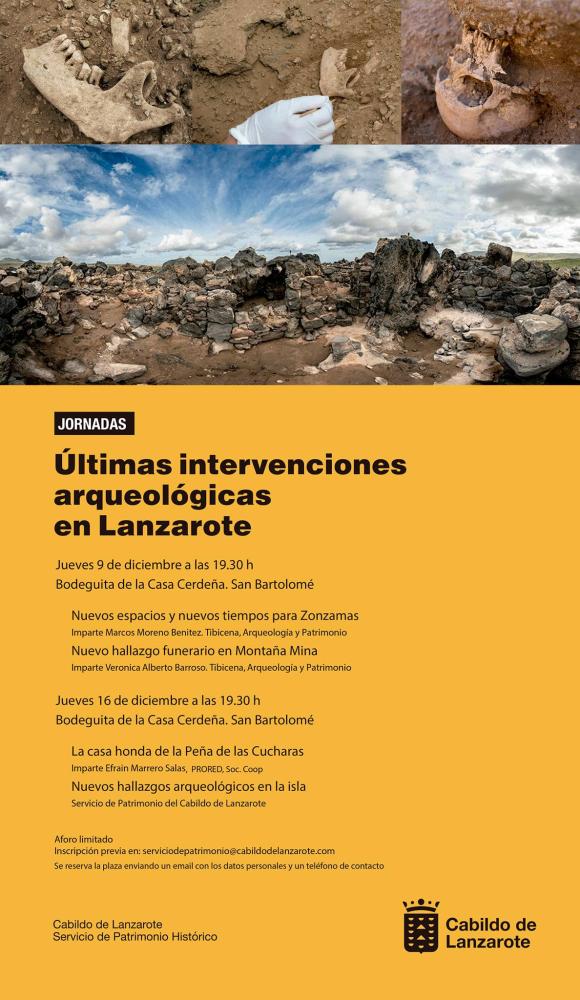 Imagen Jornadas Últimas intervenciones arqueológicas en Lanzarote